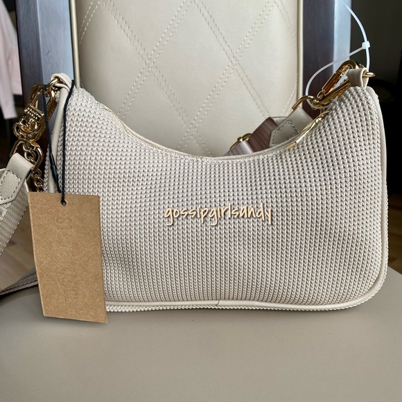 Steve Madden Tan Btamela Rhinestone Crossbody Handbag - Picture 8 of 12